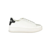 Gaelle Paris White Polyethylene Sneaker