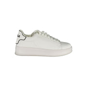 Gaelle Paris White Polyethylene Sneaker