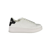 Gaelle Paris White Polyethylene Sneaker