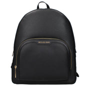 Michael Kors Black Leather Backpacks