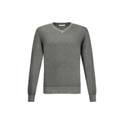 Cruciani Green V-neck Sweater