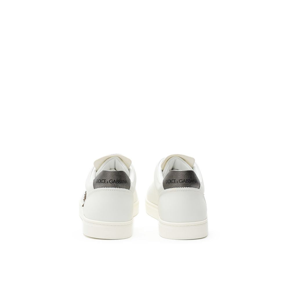 Dolce & Gabbana White Leather Sneaker