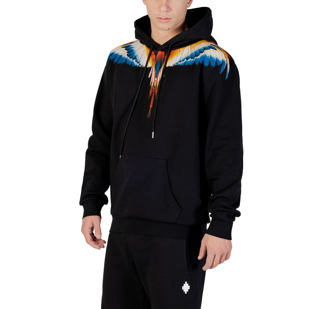 County of Milan Black Cotton Hoody
