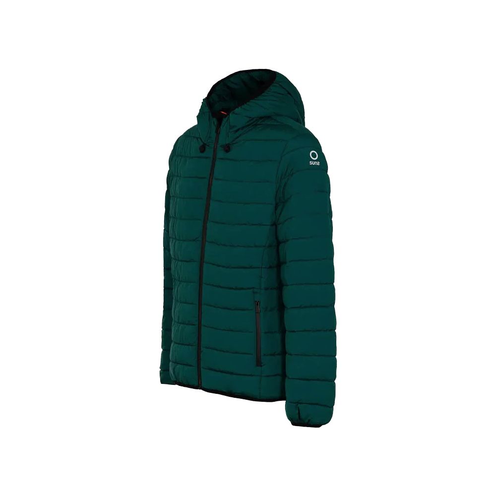 Suns Green Polyester Jackets & Coat