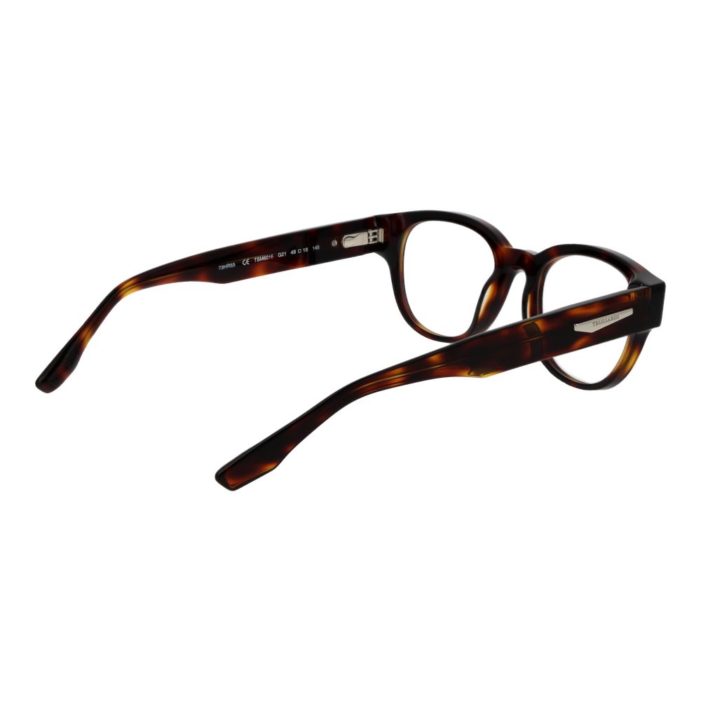 Trussardi Brown Men Glasses Frame