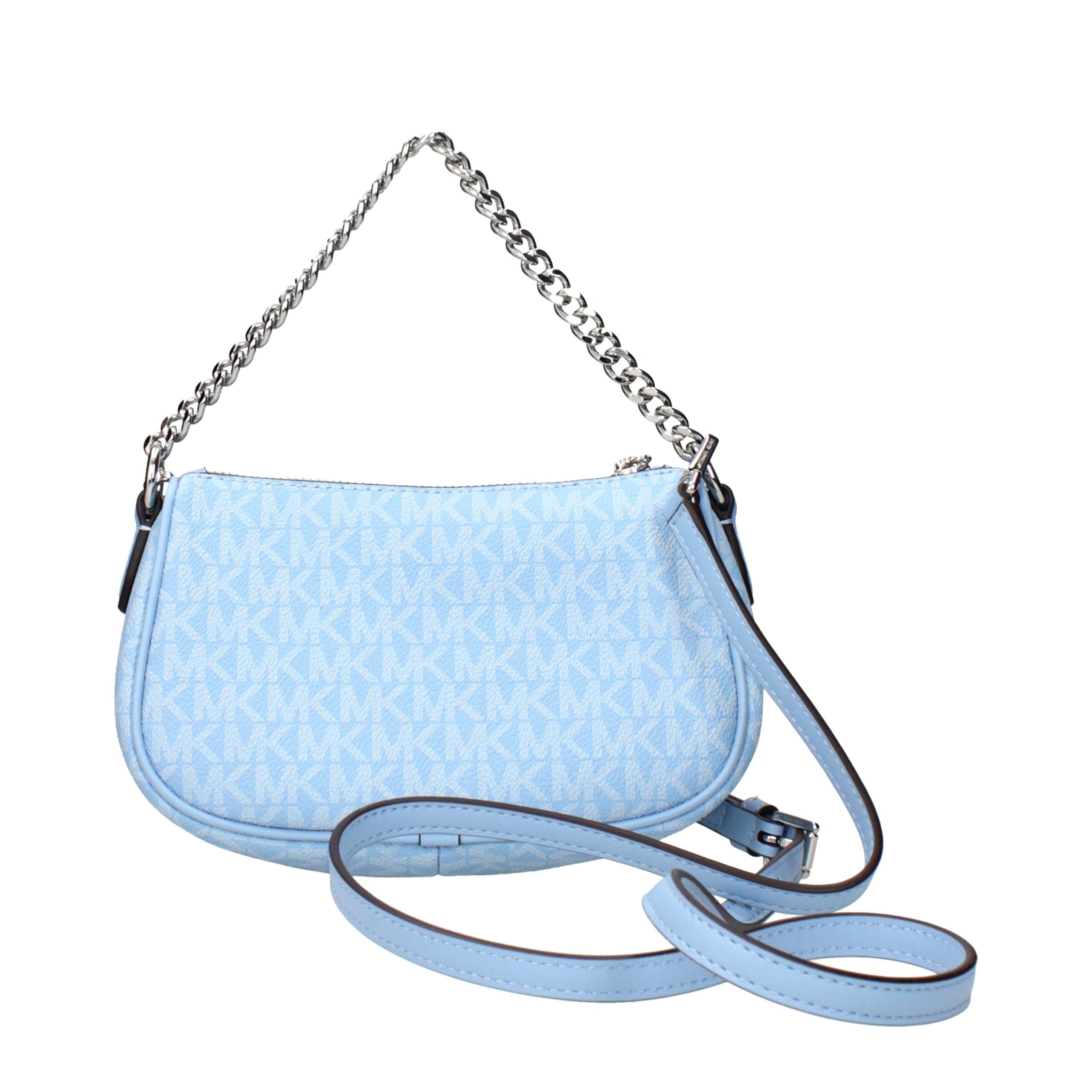 Michael Kors Light Blue Fabric Handbags
