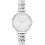 Olivia Burton Silver Stainless Steel Watch