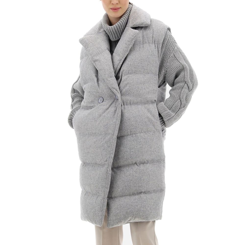 Herno Padded Long Gilet Coat