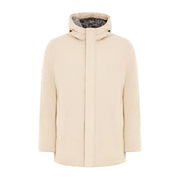 Suns White Polyester Jackets & Coat