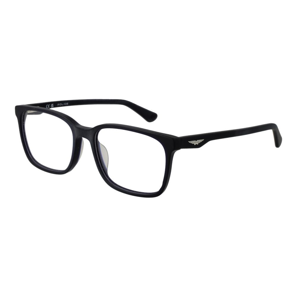 Police Blue Men Glasses Frame