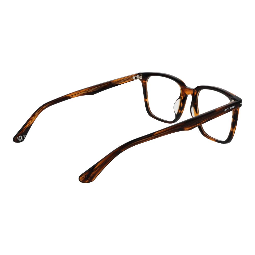 Police Brown Men Glasses Frame