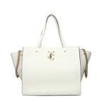 Jimmy Choo White Leather Shoulder Bag