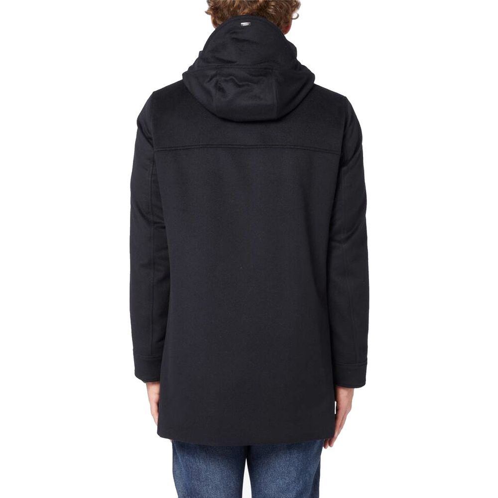 Herno Wool Cashmere Hooded Coat