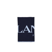 Lanvin Wool And Silk Logo Scarf