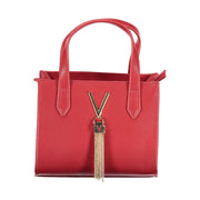 Mario Valentino Red Polyethylene Handbag