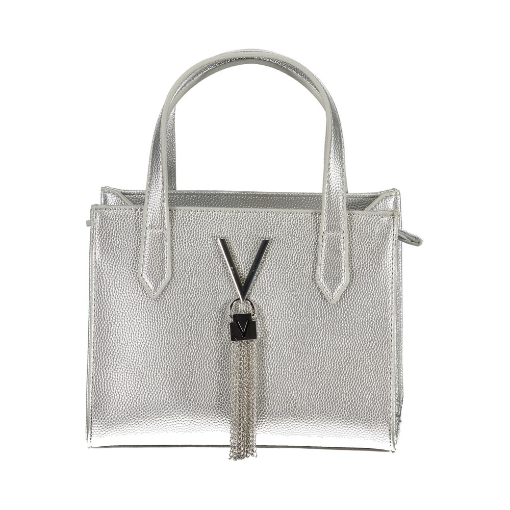 Mario Valentino Gray Polyethylene Handbag