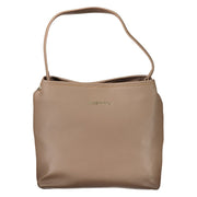 Mario Valentino Brown Polyethylene Handbag