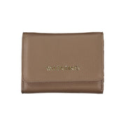 Mario Valentino Brown Polyethylene Wallet