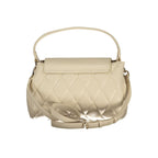 Mario Valentino Beige Polyurethane Women's Handbag