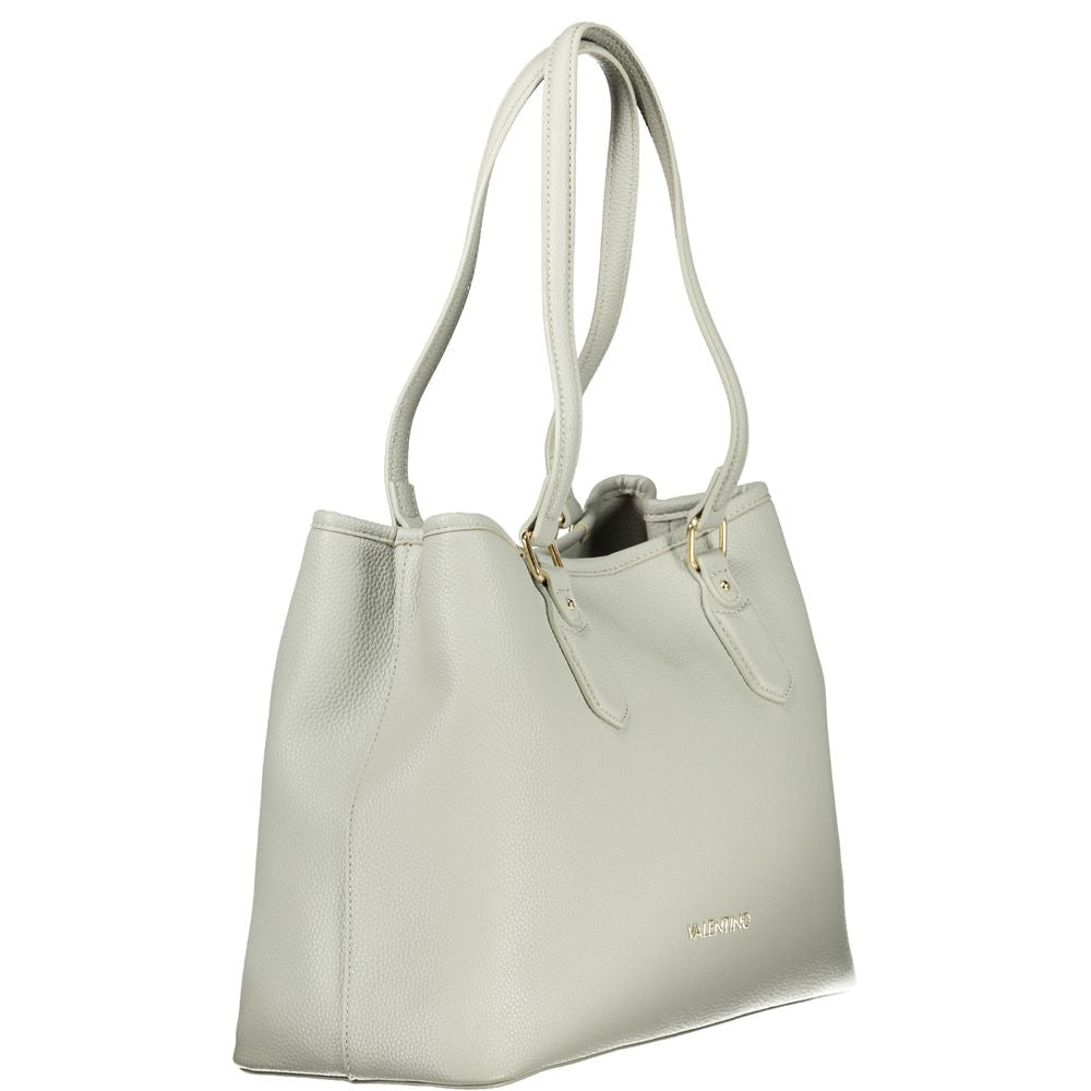 Mario Valentino Gray Polyethylene Handbag