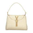 Mario Valentino Beige Polyurethane Women Shoulder Bag