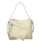 Mario Valentino Beige Polyurethane Women Shoulder Bag