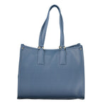 Mario Valentino Blu Polyurethane Women Handbag