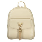 Mario Valentino Beige Polyurethane Women Backpack