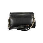 Mario Valentino Black Polyurethane Women Shoulder Bag