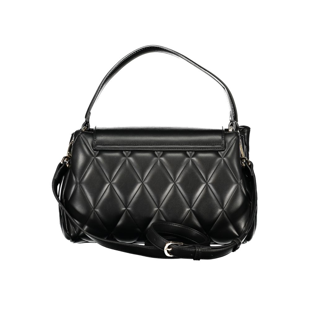 Mario Valentino Black Polyurethane Women's Handbag