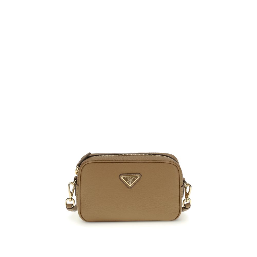 Prada Beige Calf Leather Bos Taurus Shoulder Bag Main image