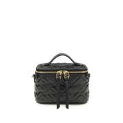 Fendi Black Calf Leather Bos Taurus Shoulder Bag