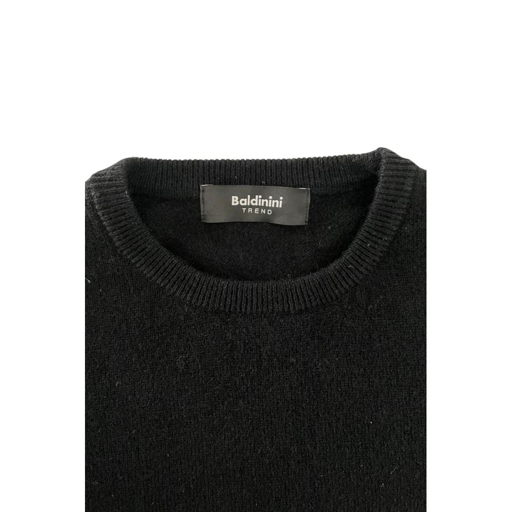 Baldinini Trend Black Cashmere Sweater