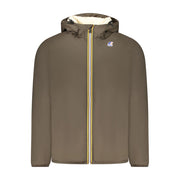 K-WAY Brown Polyamide Men Jacket