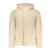 K-WAY Beige Polyester Men Jacket