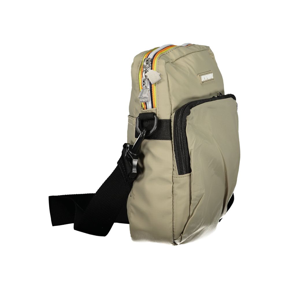 K-WAY Gray Polyamide Men Shoulder Bag