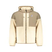 K-WAY Beige Polyamide Men Jacket
