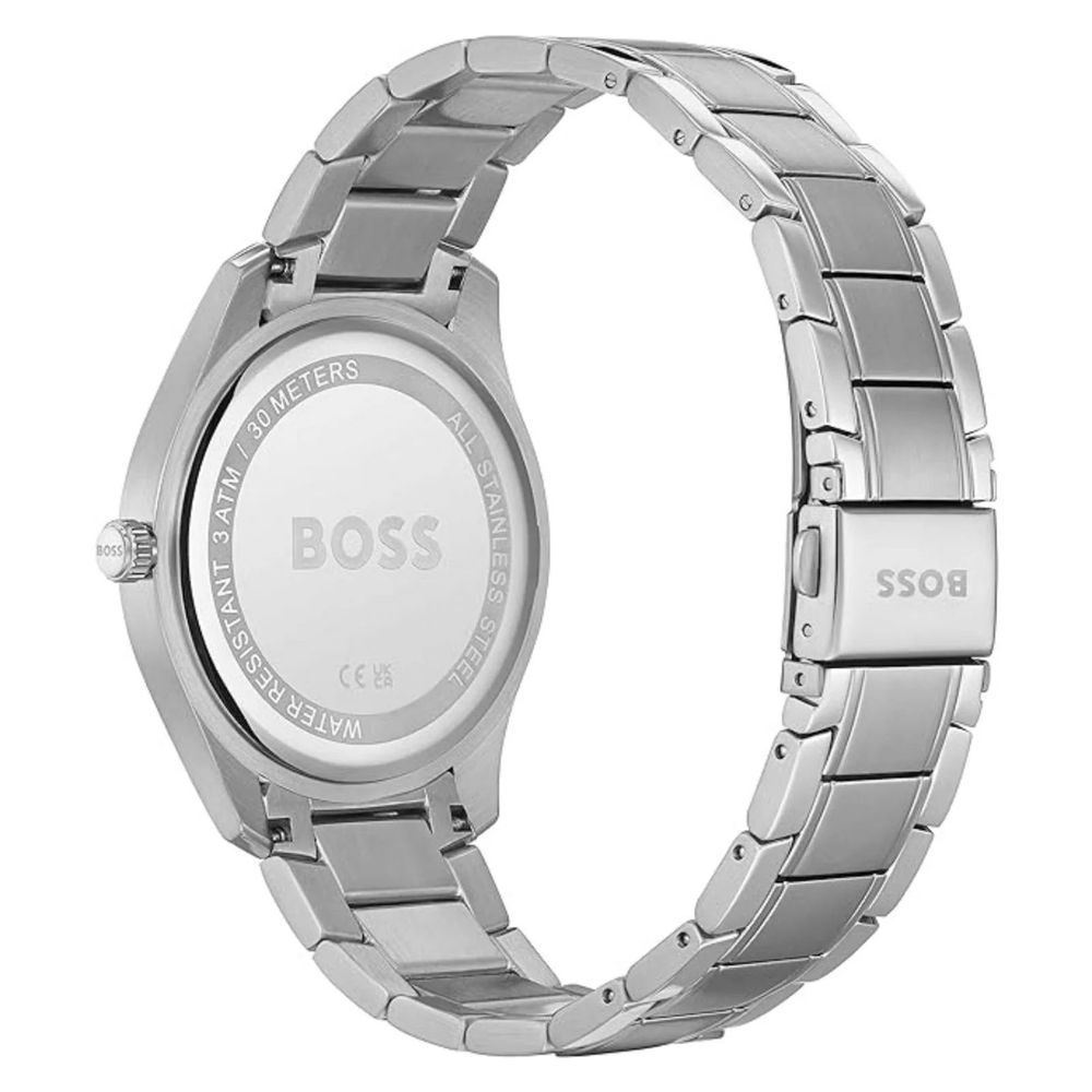 Hugo Boss Gray Stainless Steel Dress Watch Secondary image