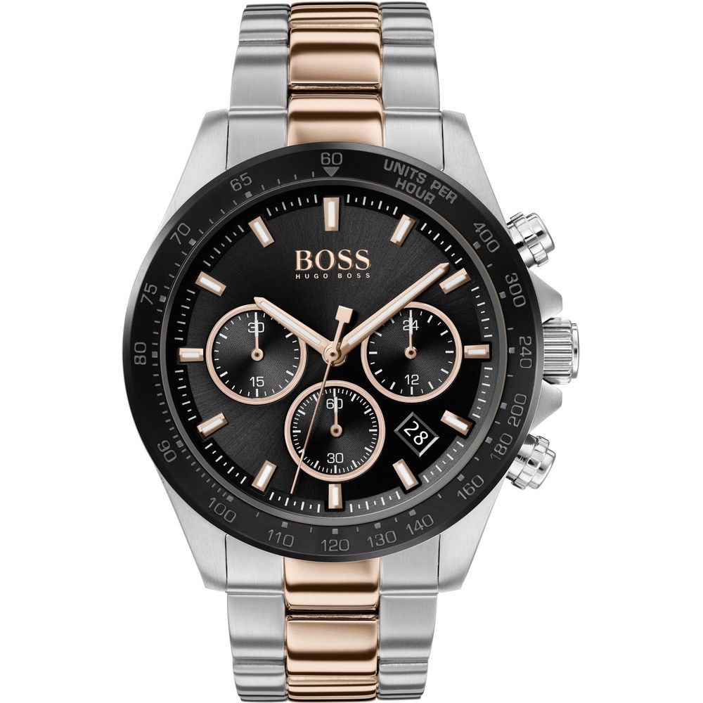 Hugo Boss Gray Stainless Steel Dress Watch Main image