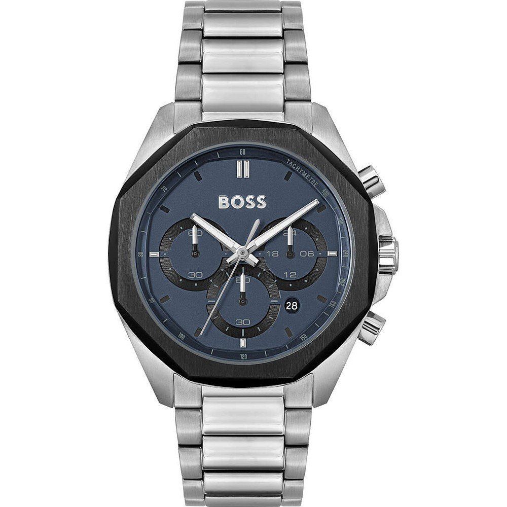 Hugo Boss Gray Stainless Steel Dress Watch Main image