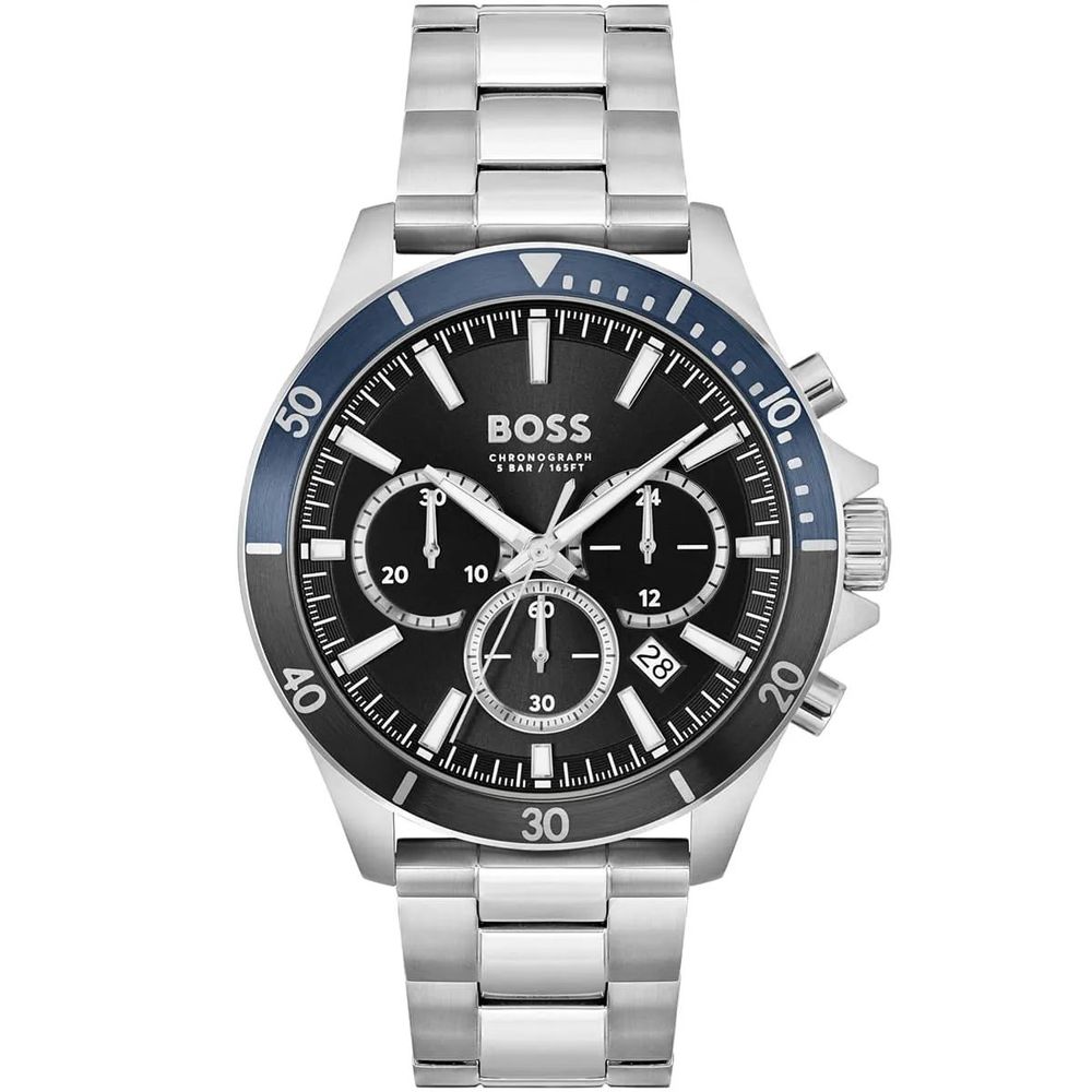 Hugo Boss Gray Stainless Steel Dress Watch Main image