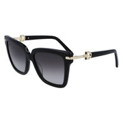Ferragamo Black Acetate Sunglasses