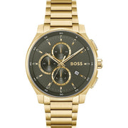 Hugo Boss Gold Stainless Steel Dress Watch