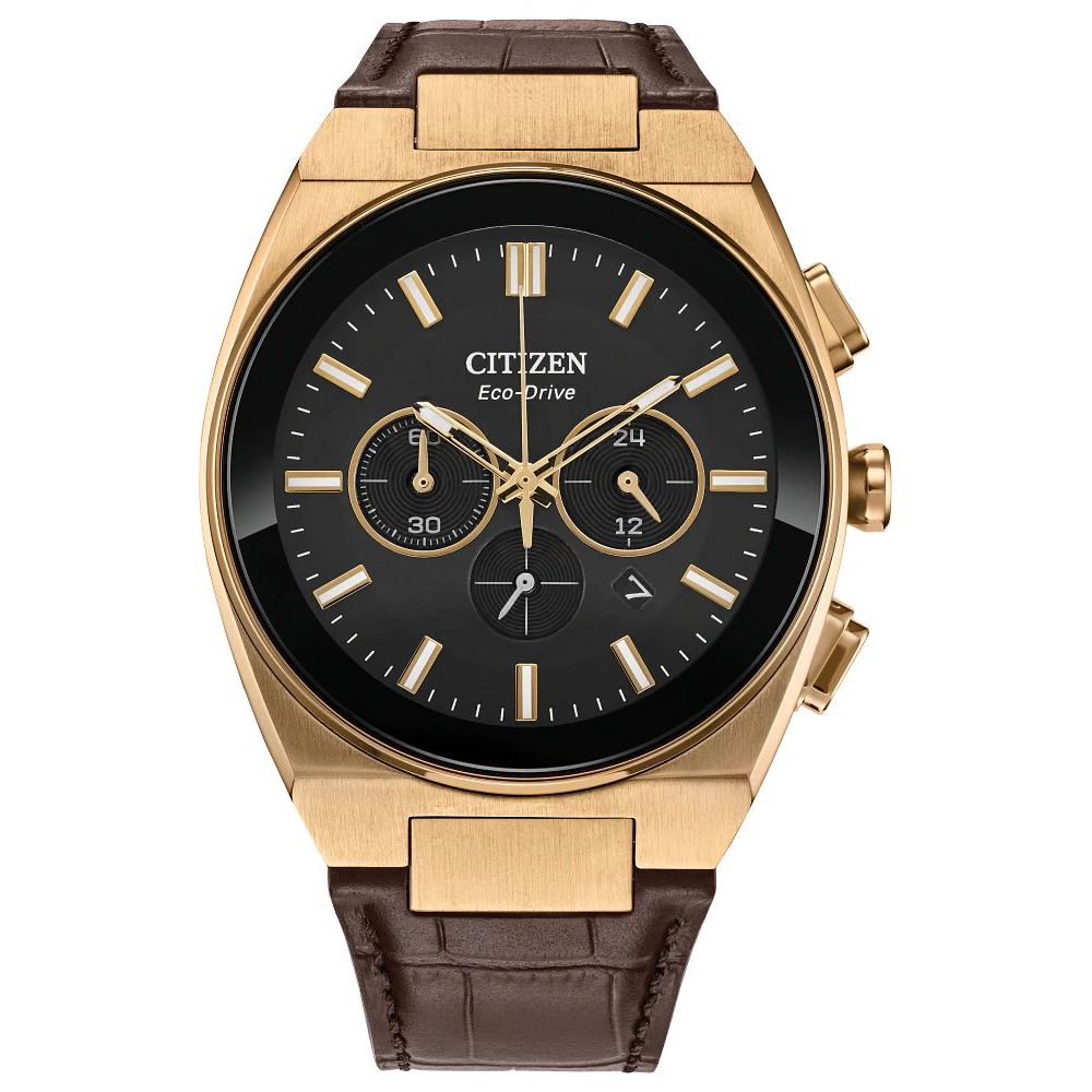 Citizen Brown Leather Dress Watch Main image