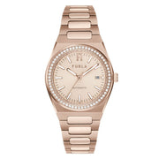 Furla Multicolor Stainless Steel Dress Watch