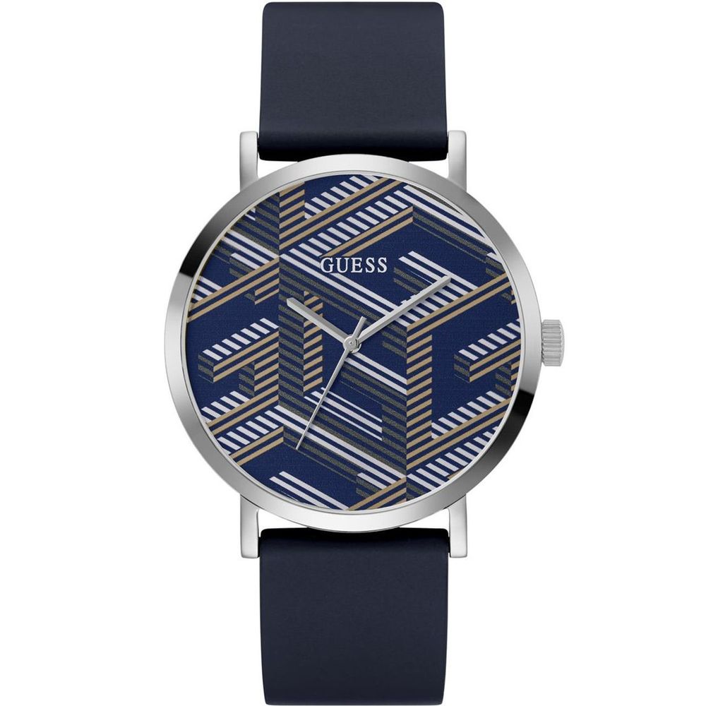 Guess Blue Synthetic Dress Watch