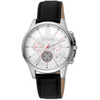 Just Cavalli Black Leather Dress Watch