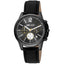 Just Cavalli Black Leather Dress Watch