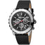 Just Cavalli Black Leather Dress Watch