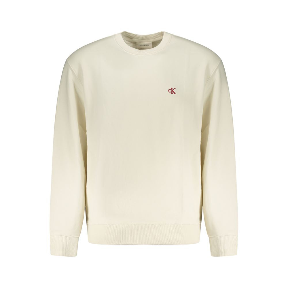 Calvin Klein White Cotton Mens Sweatshirt for Men